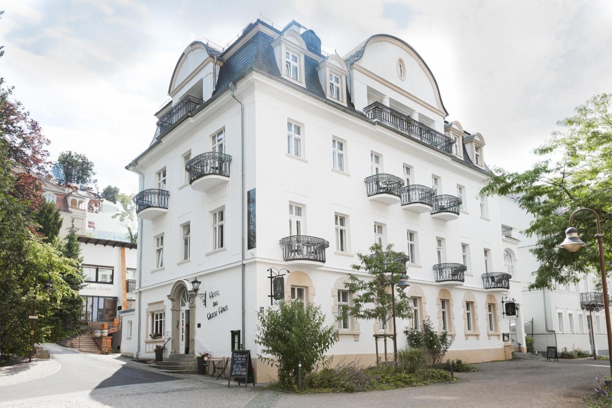 Hotel Weisses Haus Bad Kissingen Exterior foto